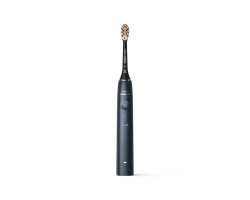 Philips DiamondClean Prestige Blau Schallzahnbürste – weiss