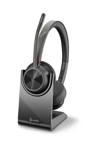 Poly Voyager 4320 Headset + BT700 Dongle + Ladestation, für Microsoft Teams zertifiziert