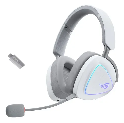 ASUS ROG Delta II, Over-ear Gaming-Headset Bluetooth Weiss