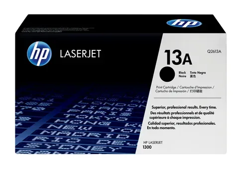HP H13ABK Toner schwarz - HP No. 13A BK, Q2613A für z.B. HP LaserJet 1300, HP LaserJet 1300 N, HP LaserJet 1300 T, HP LaserJet 1300 XI