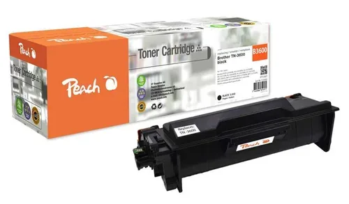 Peach B3600 BK Toner bk ersetzt Brother TN-3600BK für z.B. Brother DCPL 5510 DW, Brother HLL 5210 DN, Brother HLL 5210 DNT, Brother HLL 5210 DNTT
