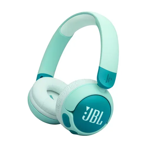 JBL JUNIOR320BT Green On-Ear-Headphones – Over Ear Kopfhörer/On Ear Kopfhörer – grün