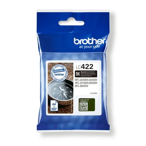 Brother B422BK Druckerpatronen bk - Brother LC-422BK für z.B. Brother MFCJ 5740 DW, Brother MFCJ 6940 DW, Brother MFCJ 5345 DW, Brother MFCJ 5340 DW