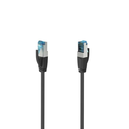 Hama -  Kabelnetzwerk CAT6a S/FTP 0,5 m Schwarz, 0.5M