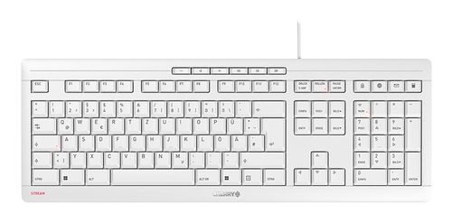 CHERRY Stream USB-Tastatur Deutsch, QWERTZ, Windows® Graphit