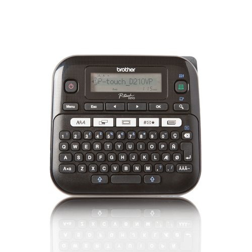 Brother P-touch D210VP Beschriftungsgerät Geeignet für Schriftband: TZe 3.5 mm, 6 mm, 9 mm, 12 mm