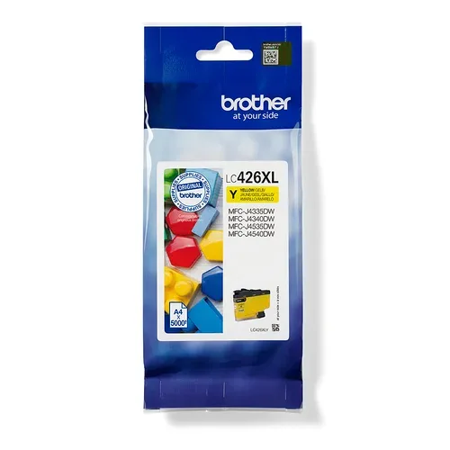 Brother B426 Druckerpatronen XL y - Brother LC426XLY für z.B. Brother MFCJ 4335 DW, Brother MFCJ 4340 DW, Brother MFCJ 4540 DW XL, Brother MFCJ 4540