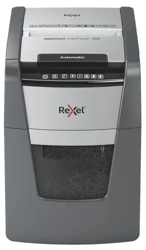 REXEL Aktenvernichter Optimum AF+ 2020090XCH 90X. P-4. 20lt