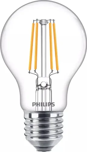 Leuchtmittel Philips Glas E27 4.3 W - Farbe: transparent - LED - Lichtfarbe: Extra warmweiss - Leuchtmittel- LED Leuchtmittel