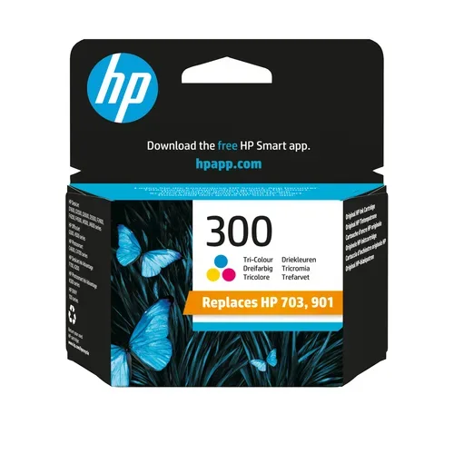 HP H300c Druckerpatronen col - HP No. 300 c, CC643EE für z.B. HP DeskJet D 1600, HP DeskJet D 1658, HP DeskJet D 1660, HP DeskJet D 1663