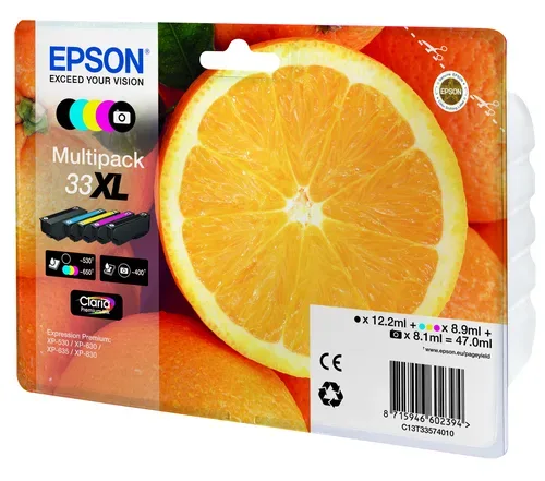 EPSON Multipack Tinte XL CMYBK/PhBK T335740 XP-530/630/830 5-color