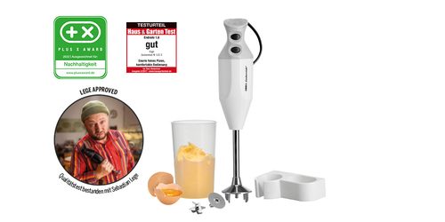 ESGE M122 S Stabmixer 140 W mit Mixbecher Weiß
