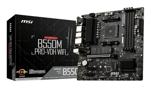 MSI - B550m Pro-vdh Wifi, Schwarz