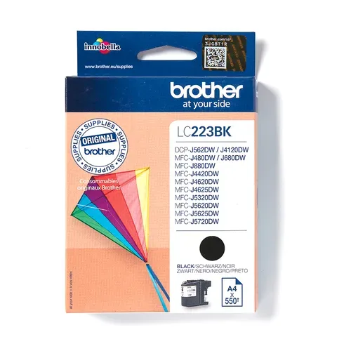 BROTHER Tintenpatrone schwarz LC-223BK MFC-J5620DW 550 Seiten