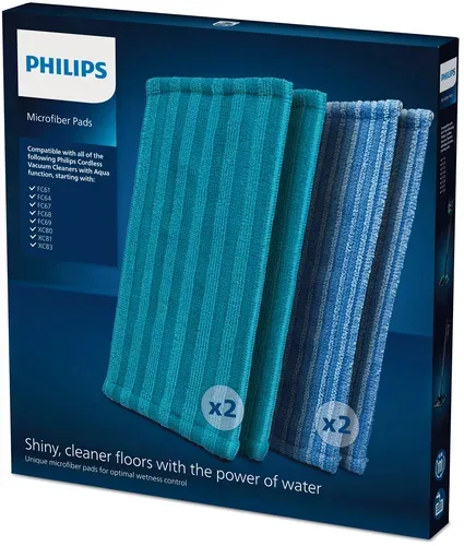 Philips Mikrofaserpolster - Aufsatz für Akku-Staubsauger – Wischbezug/Ersatzbürste