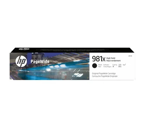 HP H981XBK Druckerpatronen XL bk - HP No. 981X BK, L0R12A für z.B. HP PageWide Enterprise Color 550, HP PageWide Enterprise Color 556 dn