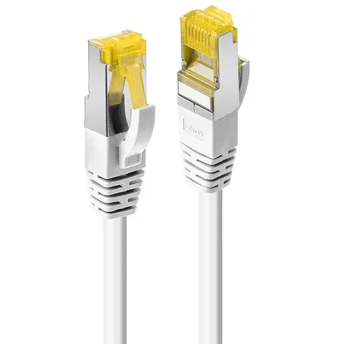 LINDY 47329 RJ45 Patchkabel CAT 6a (Rohkabel CAT 7) S/FTP 15.00 m Weiß mit Rastnasenschutz 1 St.