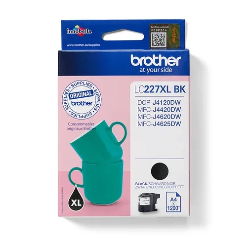 Brother B227XLBK Druckerpatronen XL bk - Brother LC-227XLBK für z.B. Brother DCPJ 4120 DW, Brother MFCJ 4420 DW, Brother MFCJ 4425 DW