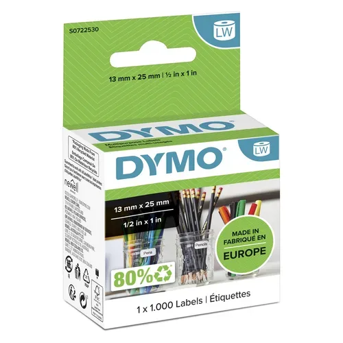 DYMO Universal-Etiketten S0722530 non-perm. 25x13mm 1000 St&uuml;ck