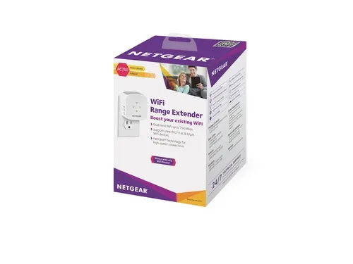 NETGEAR EX3110-100PES WiFi Range Extender AC WLAN Reichweitenverstärker – WLAN Repeater/Wifi Extender