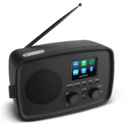 MEDION LIFE Internetradio IRE-1 (MD89318) schwarz, Empfang von über 40.000 Sendern & 20.000 Podcasts, 5 Watt (RMS), Bluetooth® 5.2 wireless technology, 2,4