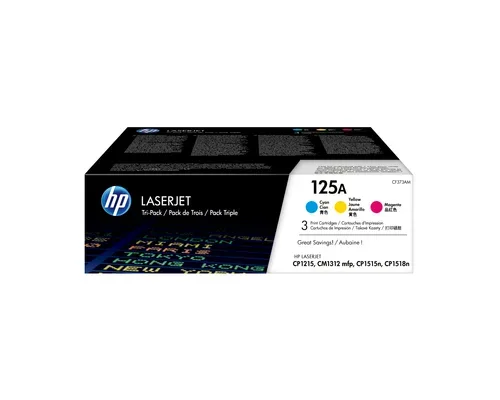 HP H125A Toner c/m/y - HP No. 125A, CF373AM für z.B. HP Color LaserJet CP 1515 N, HP Color LaserJet CM 1300, HP Color LaserJet CM 1312 CB MFP