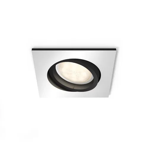 Philips Hue White Ambiance Milliskin Erweiterung Einbauspot – Deckenlampe/Wandlampe – aluminium