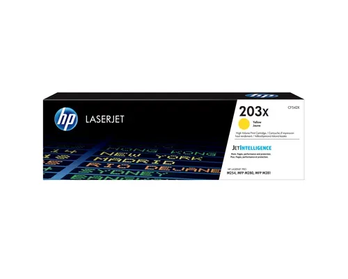 HP Toner-Modul 203X yellow CF542X CLJ Pro M254/MFP M280 2500 S.