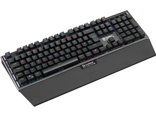 Sandberg - 640-26 Tastatur USB AZERTY Belgisch Schwarz