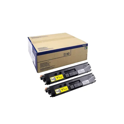 Brother - TN-329YTWIN Tonerkartusche 2 Stück(e) Original Gelb, Schwarz, One Size