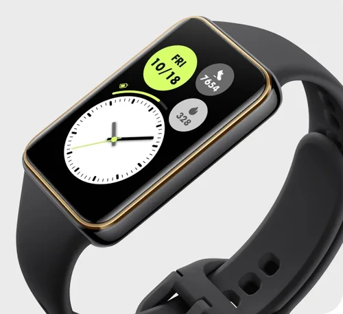 HONOR Band 10, Globale Version Smart Band, Gebogenes Kantendesign, Morgen-Gesundheitsfunktion, 1,57 Zoll AMOLED-Bildschirm, 5ATM Wasserdichtigkeit, BT5.3