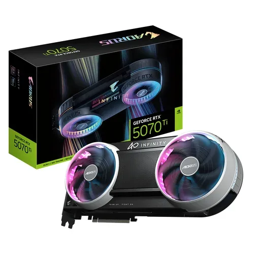 Gigabyte GeForce RTX 5070 Ti AORUS INFINITY 16G, Grafikkarte