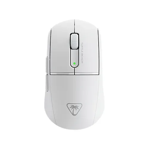 TURTLE BEACH Burst II Air Gaming-Maus, Kabellos / Kabelgebunden, 26000 dpi, Optisch mit Leuchtdioden, Weiss