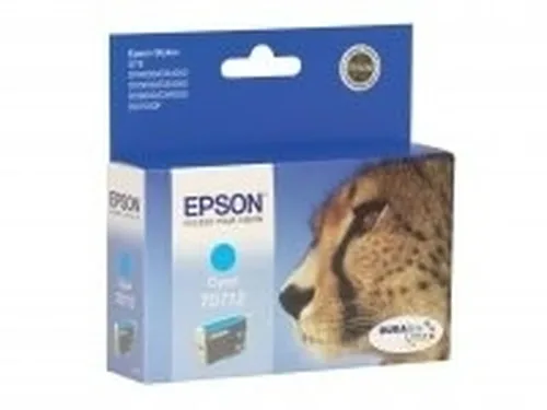 Epson E712c Druckerpatronen XL cy - Epson T0712 c, C13T07124011 für z.B. Epson Stylus DX 7400, Epson Stylus SX 210, Epson Stylus D 120