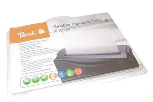 Peach Ölpapier Aktenvernichter 12 Blatt/Packung