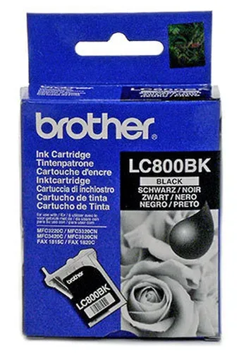 Brother B800bk Druckerpatronen bk - Brother LC-800bk für z.B. Brother Fax 1815 C, Brother Fax 1820 C, Brother Fax 1920 C, Brother Fax 1920 CN