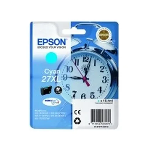 Epson E27 Druckerpatronen XL cy - Epson T2712, No. 27XL c, C13T27124010 für z.B. Epson WorkForce WF -3600, Epson WorkForce WF -3620 DWF