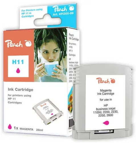 Peach HP 11 m Druckerpatrone ma ersetzt HP No. 11 m, C4837A für z.B. HP OfficeJet 9120, HP Business InkJet 1000, HP Business InkJet 1100, HP CP 1700