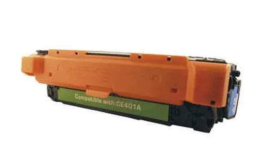 Peach HP 507 AC Toner cy ersetzt HP No. 507A C, CE401A für z.B. HP LaserJet Enterprise 500 color M 551 dn, HP LaserJet Enterprise 500 color M 551 n