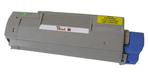 Peach O4332/36/38 Toner ye ersetzt OKI 43324421 für z.B. OKI C 5900, OKI C 5500 N, OKI C 5550 MFP, OKI C 5550 n MFP, OKI C 5800, OKI C 5800 DN