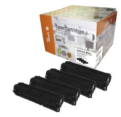 Peach S506 4 Toner XL (bk, c/m/y) ersetzt Samsung CLT-506L für z.B. Samsung CLP -680, Samsung CLP -680 DW, Samsung CLP -680 ND