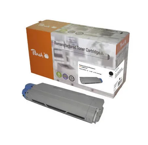 Peach O4386/87/36/85 Toner bk ersetzt OKI 43865724 für z.B. OKI C 5850, OKI C 5850 DN, OKI C 5850 N, OKI C 5950, OKI C 5950 CDTN, OKI C 5950 DN