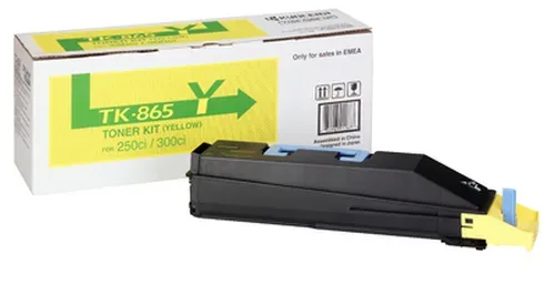 Kyocera K865 Toner y - Kyocera TK-865 für z.B. Kyocera TASKalfa 250 ci, Kyocera TASKalfa 300 ci