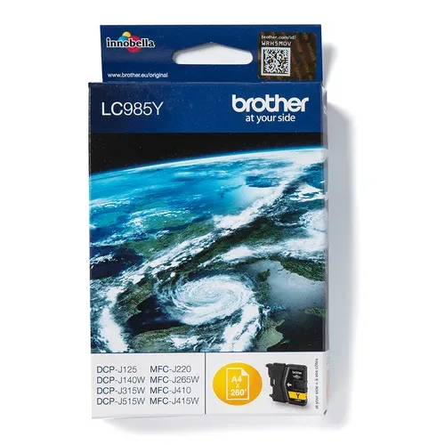 Brother B985y Druckerpatronen ye - Brother LC-985y für z.B. Brother DCPJ 125, Brother DCPJ 140 W, Brother DCPJ 315 W, Brother DCPJ 515 W