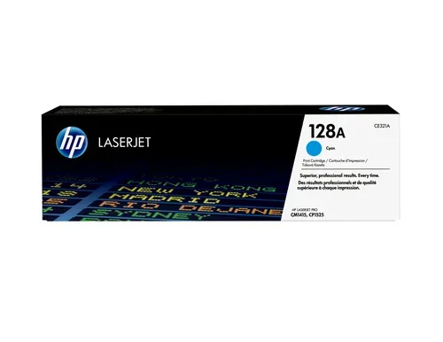 HP H128AC Toner cy - HP No. 128A C, CE321A für z.B. HP LaserJet CP 1500, HP LaserJet CP 1525, HP LaserJet CP 1525 n, HP LaserJet CP 1525 nw