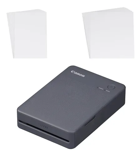 Canon SELPHY QX20 dark grey Fotoprinter – Sofortbildkamera/Polaroid Kamera