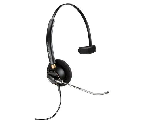 Plantronics EncorePro Kabelgebundenes  Headset HW510V Monaural Kopfbügel mit Mikrofon Schwarz