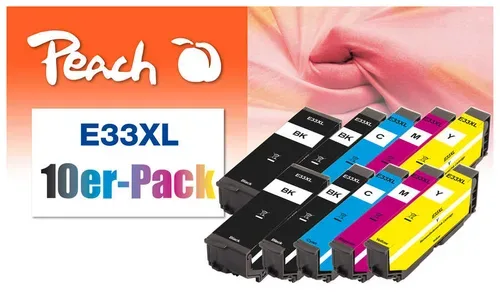 Peach - Tinte Epson No. 33XL, Schwarz, One Size
