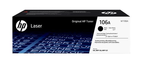 HP 106A W1106A Tonerkassette Schwarz 1000 Seiten Original Toner
