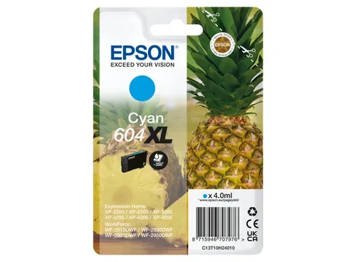 EPSON Tintenpatrone 604XL cyan T10H24010 WF-2910/30/50 350 Seiten
